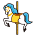 Carousel Horse Emoji Copy Paste ― 🎠 - emojidex