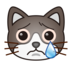 Crying Cat Emoji Copy Paste ― 😿 - emojidex