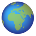 Globe Showing Europe-Africa Emoji Copy Paste ― 🌍 - emojidex