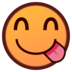 Face Savoring Food Emoji Copy Paste ― 😋 - emojidex