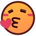 Face Blowing A Kiss Emoji Copy Paste ― 😘 - emojidex