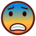 Fearful Face Emoji Copy Paste ― 😨 - emojidex