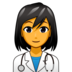 Woman Health Worker Emoji Copy Paste ― 👩‍⚕ - emojidex