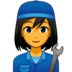 Woman Mechanic Emoji Copy Paste ― 👩‍🔧 - emojidex