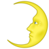 First Quarter Moon Face Emoji Copy Paste ― 🌛 - emojidex
