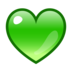 Green Heart Emoji Copy Paste ― 💚 - emojidex
