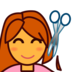 Person Getting Haircut Emoji Copy Paste ― 💇 - emojidex