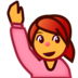 Person Raising Hand Emoji Copy Paste ― 🙋 - emojidex
