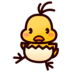 Hatching Chick Emoji Copy Paste ― 🐣 - emojidex