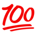 Hundred Points Emoji Copy Paste ― 💯 - emojidex