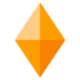 Large Orange Diamond Emoji Copy Paste ― 🔶 - emojidex