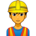Man Construction Worker Emoji Copy Paste ― 👷‍♂ - emojidex