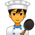 Man Cook Emoji Copy Paste ― 👨‍🍳 - emojidex