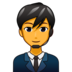 Man Office Worker Emoji Copy Paste ― 👨‍💼 - emojidex