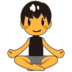 Man In Lotus Position Emoji Copy Paste ― 🧘‍♂ - emojidex