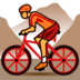 Person Mountain Biking Emoji Copy Paste ― 🚵 - emojidex