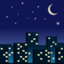 Night With Stars Emoji Copy Paste ― 🌃 - emojidex