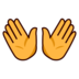 Open Hands Emoji Copy Paste ― 👐 - emojidex