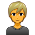 Person: Blond Hair Emoji Copy Paste ― 👱 - emojidex