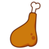 Poultry Leg Emoji Copy Paste ― 🍗 - emojidex