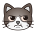 Pouting Cat Emoji Copy Paste ― 😾 - emojidex