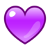 Purple Heart Emoji Copy Paste ― 💜 - emojidex