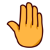 Raised Back Of Hand Emoji Copy Paste ― 🤚 - emojidex