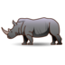 Rhinoceros Emoji Copy Paste ― 🦏 - emojidex