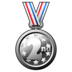 2nd Place Medal Emoji Copy Paste ― 🥈 - emojidex
