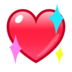 Sparkling Heart Emoji Copy Paste ― 💖 - emojidex