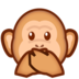 Speak-no-evil Monkey Emoji Copy Paste ― 🙊 - emojidex