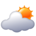 Sun Behind Cloud Emoji Copy Paste ― ⛅ - emojidex