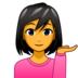 Woman Tipping Hand Emoji Copy Paste ― 💁‍♀ - emojidex