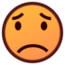 Worried Face Emoji Copy Paste ― 😟 - emojidex