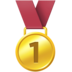 1st Place Medal Emoji Copy Paste ― 🥇 - facebook