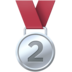 2nd Place Medal Emoji Copy Paste ― 🥈 - facebook