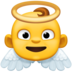Baby Angel Emoji Copy Paste ― 👼 - facebook