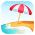 Beach With Umbrella Emoji Copy Paste ― 🏖️ - facebook