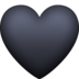 Black Heart Emoji Copy Paste ― 🖤 - facebook