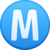 Circled M Emoji Copy Paste ― Ⓜ️ - facebook