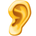 Ear Emoji Copy Paste ― 👂 - facebook