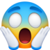 Face Screaming In Fear Emoji Copy Paste ― 😱 - facebook