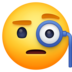 Face With Monocle Emoji Copy Paste ― 🧐 - facebook