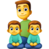 Family: Man, Boy, Boy Emoji Copy Paste ― 👨‍👦‍👦 - facebook
