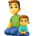 Family: Man, Boy Emoji Copy Paste ― 👨‍👦 - facebook