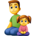 Family: Man, Girl Emoji Copy Paste ― 👨‍👧 - facebook