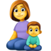 Family: Woman, Boy Emoji Copy Paste ― 👩‍👦 - facebook