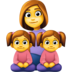 Family: Woman, Girl, Girl Emoji Copy Paste ― 👩‍👧‍👧 - facebook