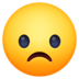 Frowning Face Emoji Copy Paste ― ☹️ - facebook