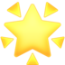 Glowing Star Emoji Copy Paste ― 🌟 - facebook